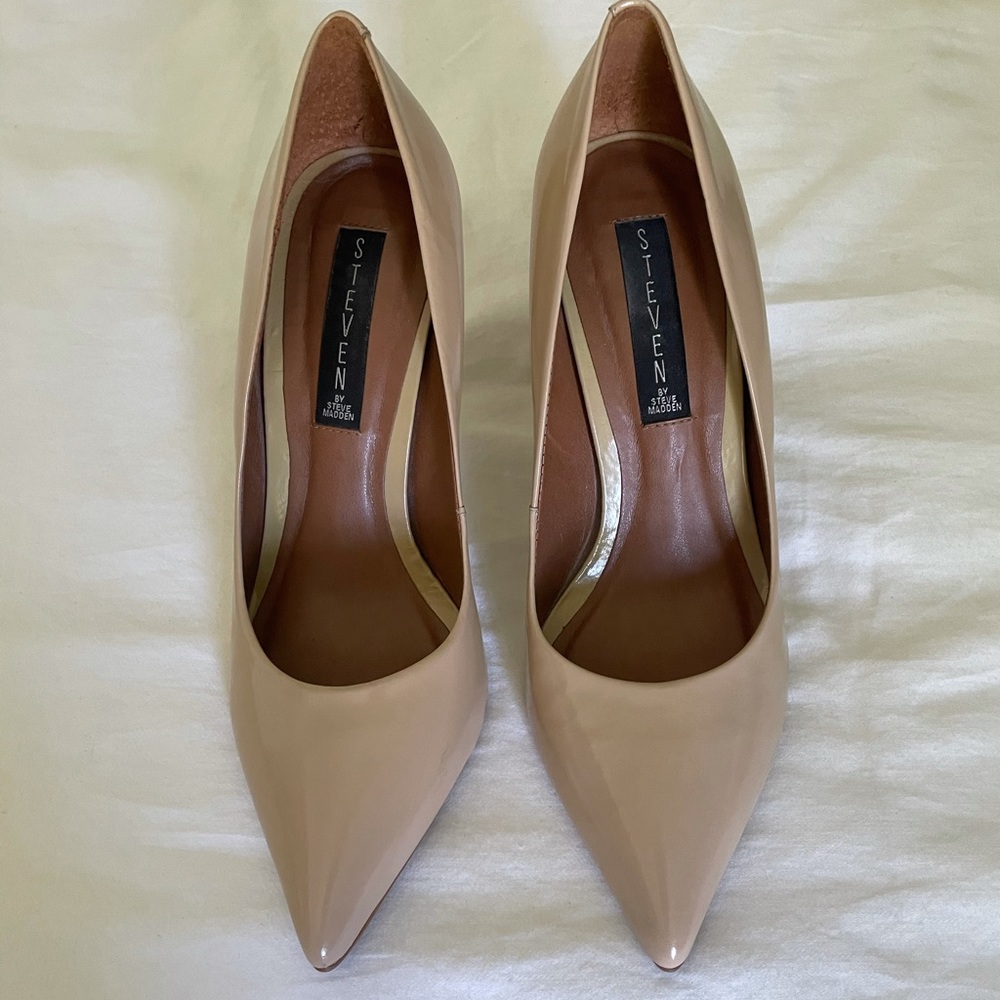 Steven by Steve Marten Beige Heels - Size 9